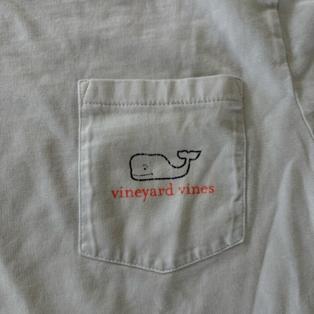 Vineyard Vines White Kids Long Sleeves T-Shirt - size XLāā - Picture 2 of 7